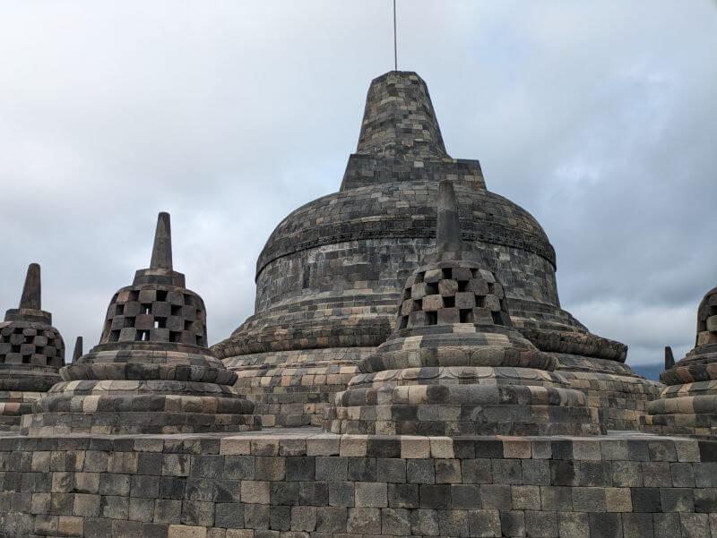 Estupa central del templo de Borobudur