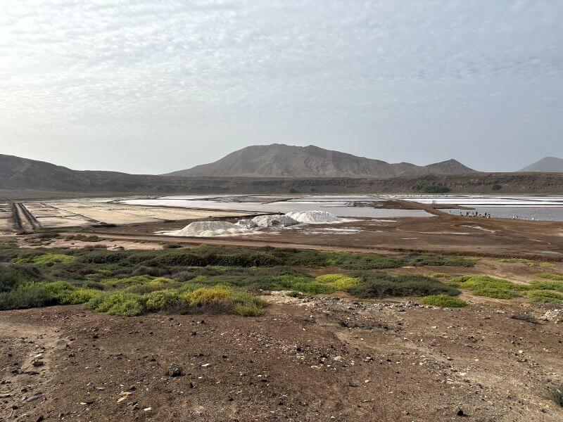 Vistas de las salinas de Pedra de Lume, otra de las mejores cosas que hacer en Cabo Verde